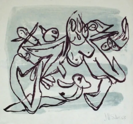 Lithografie Silva - Sans titre 1