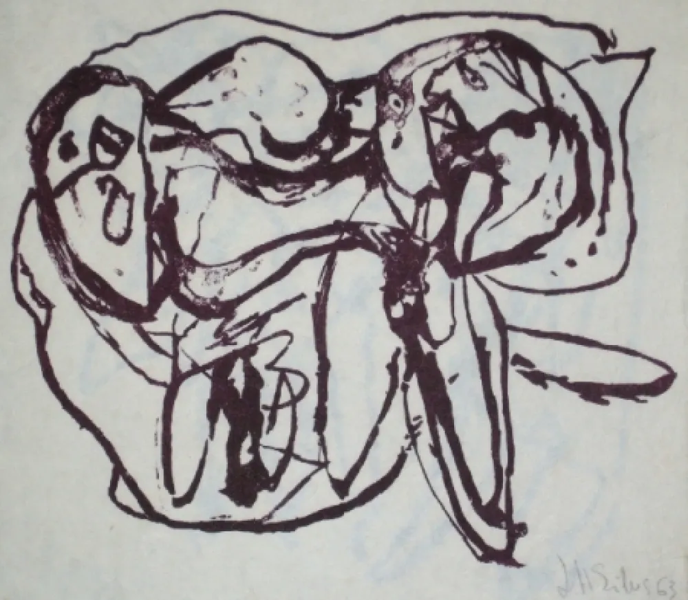 Lithografie Silva - Sans titre 15