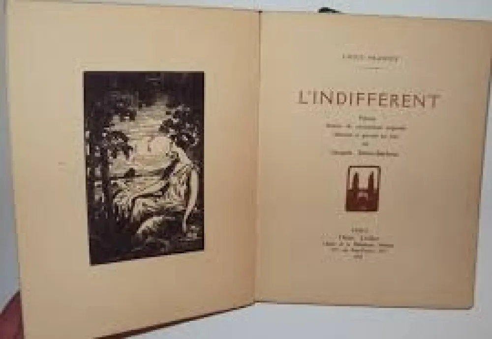 Geïllustreerd Boek Simon-Barboux - L'indifférent