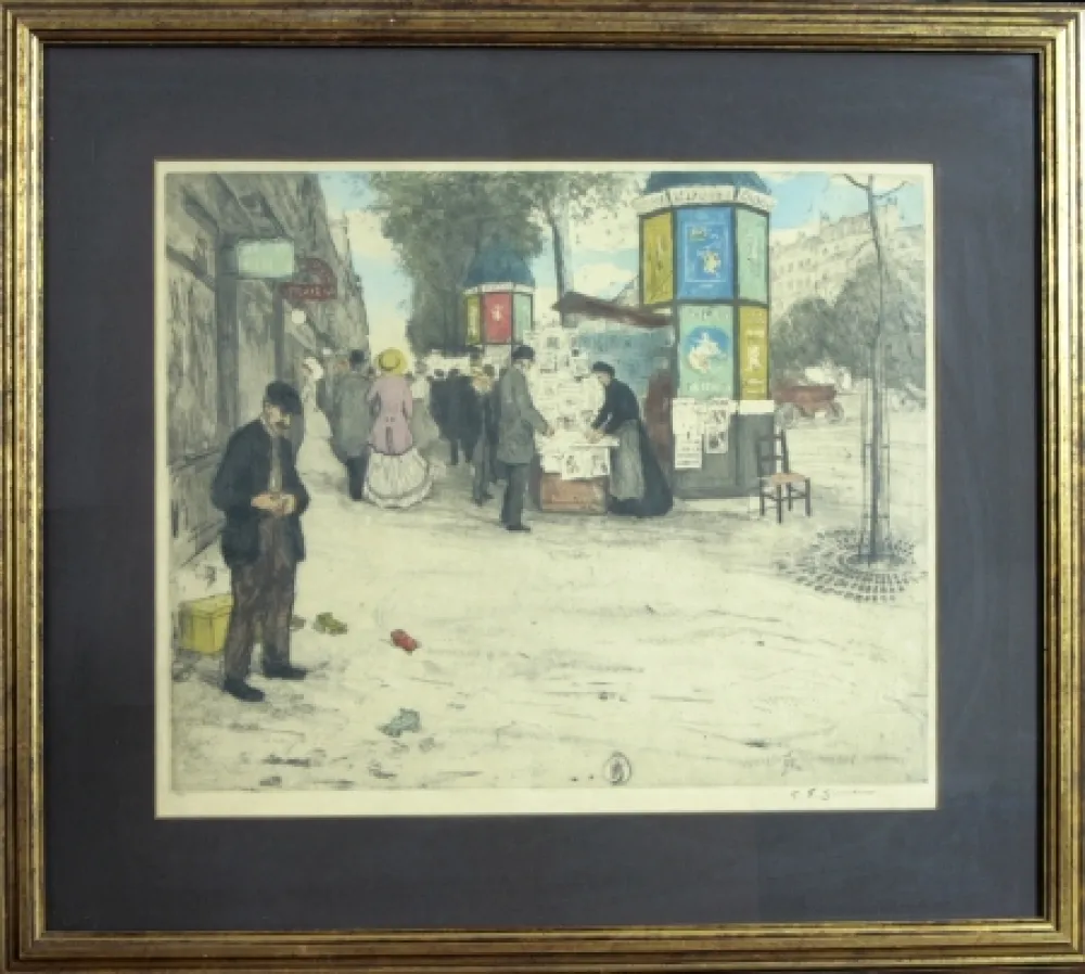 Ets En Aquatint Simon - PARIS
