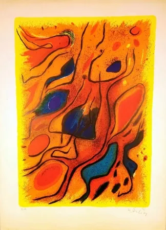 Lithografie Singier - Composition