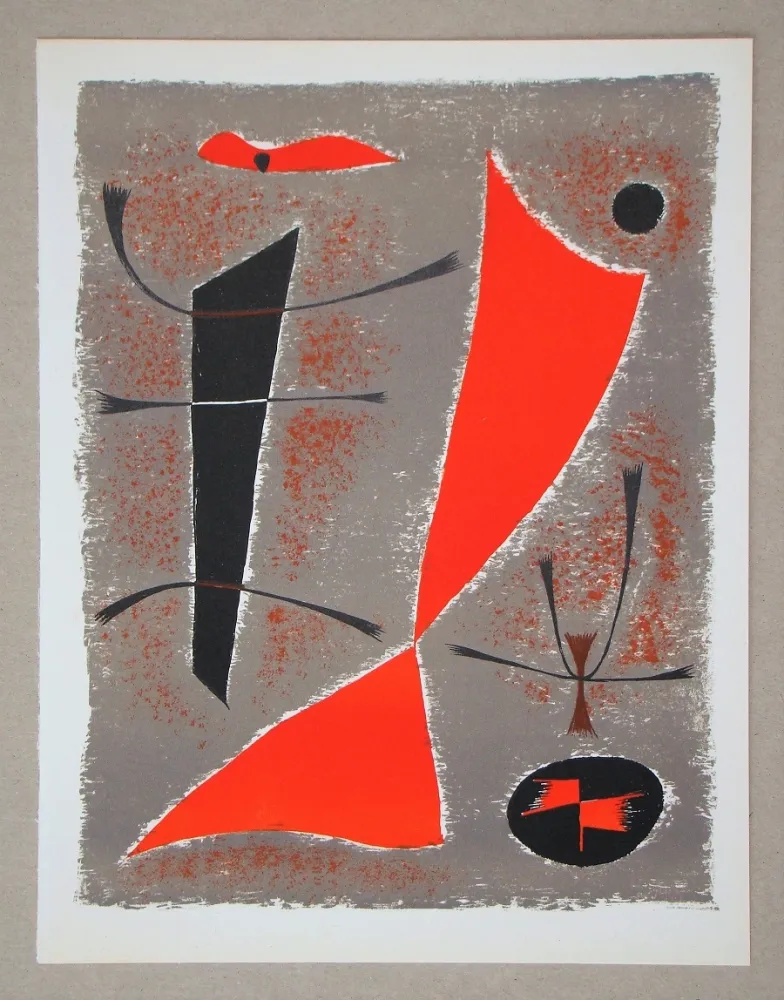 Lithografie Singier - Composition abstrait