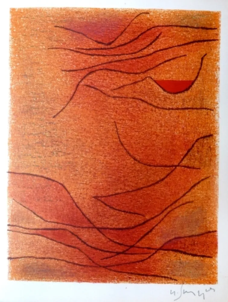 Lithografie Singier - Exposition galerie de France