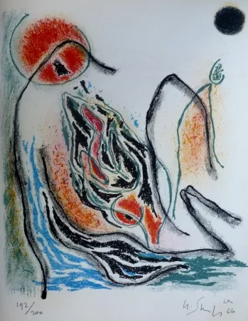 Lithografie Singier - Exposition galerie de France 66