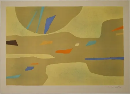 Lithografie Singier - Provence grande lumière