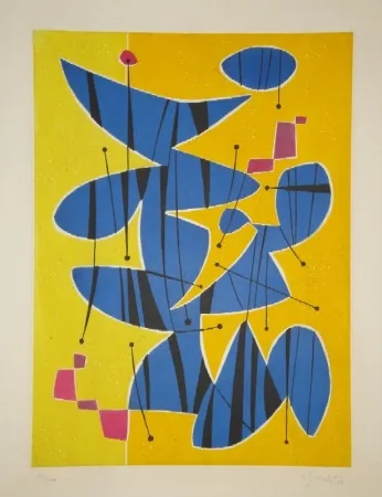 Ets En Aquatint Singier - Untitled