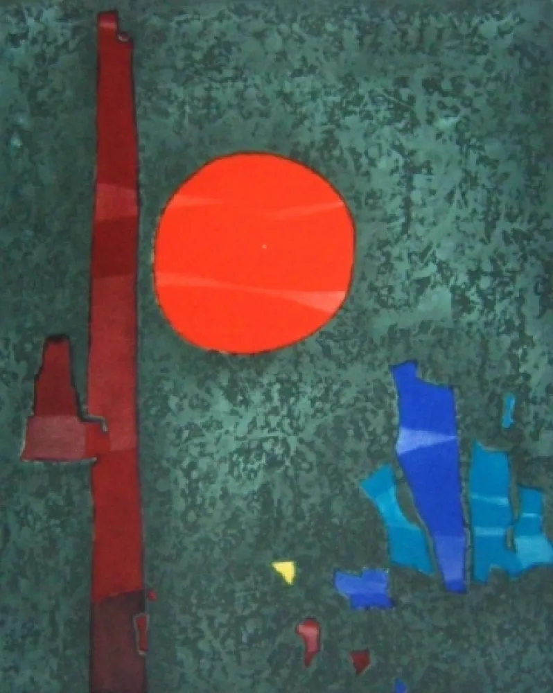 Aquatint Singier - Vestiges optimistes