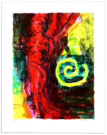 Lithografie Siversten - Figure / Ornement