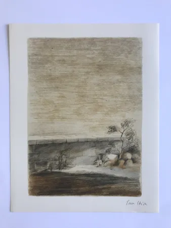 Lithografie Skira - Digue sur la mer (L'Eau II)