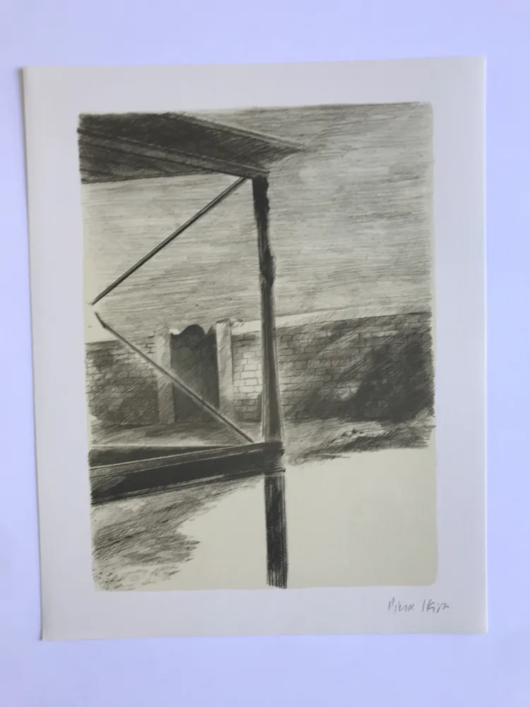 Lithografie Skira - Docks (L'Eau IV)