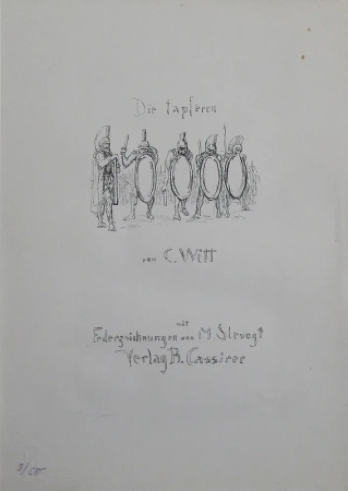 Lithografie Slevogt - Titel 
