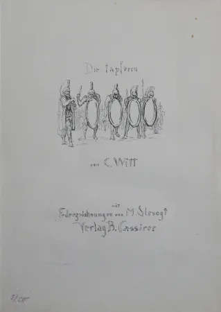 Lithografie Slevogt - Titel 