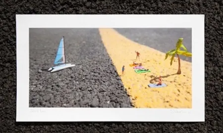Digitale Print Slinkachu - Shore Line