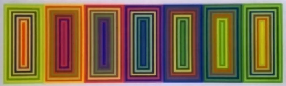 Zeefdruk Sobrino - Abstract composition