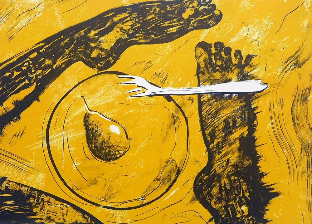 Lithografie Socias - Plat