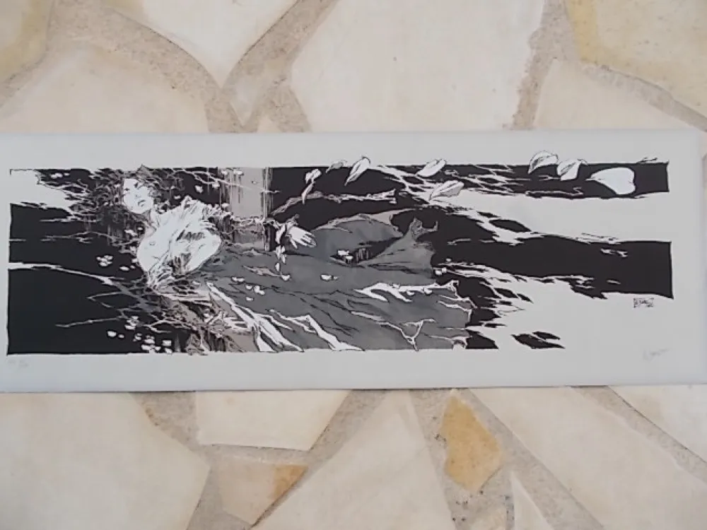 Zeefdruk Sorel - Ophélie