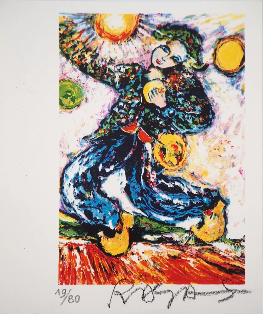 Lithografie Sorkine - Le jeune arlequin