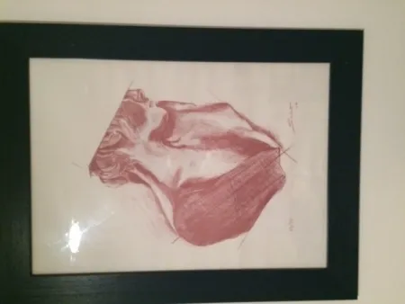 Lithografie Sosno - Buste de femme