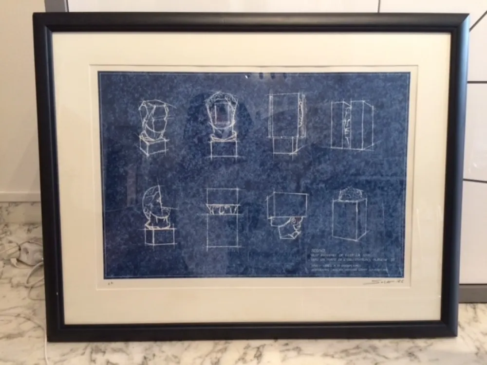 Lithografie Sosno - Huit manières de filer la soie