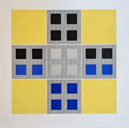 Zeefdruk Soto - Composition 1 