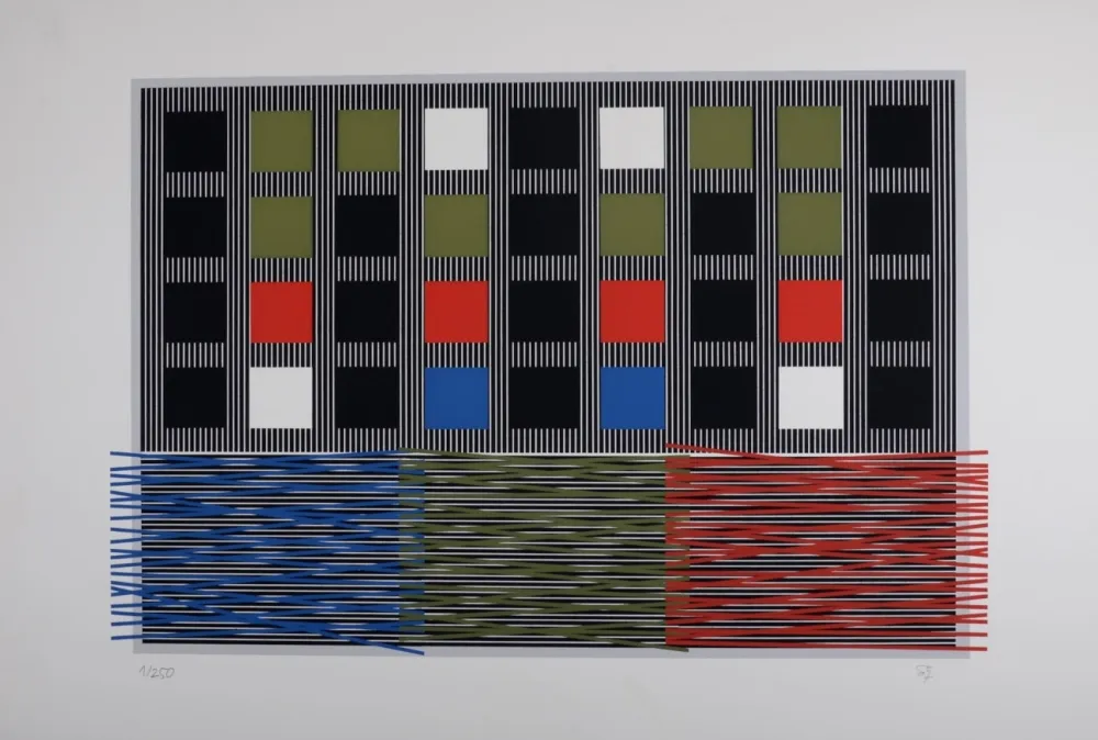 Zeefdruk Soto - Composition