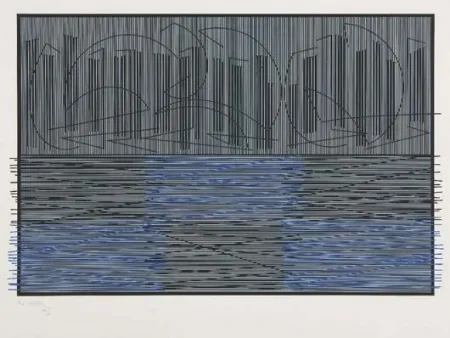 Zeefdruk Soto - Escritura compuesta, 1974