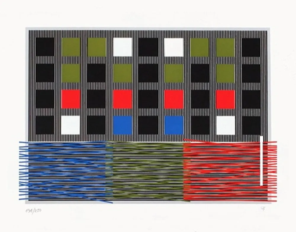 Zeefdruk Soto - Untitled