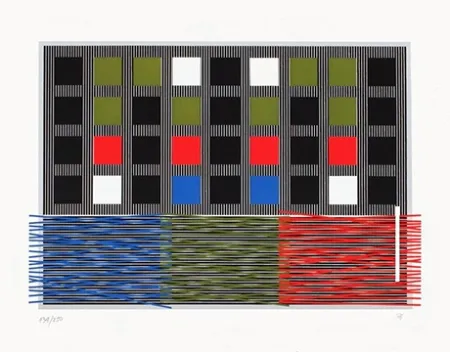 Zeefdruk Soto - Untitled