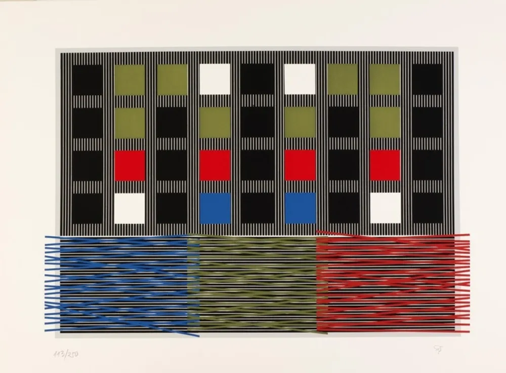 Zeefdruk Soto - Untitled