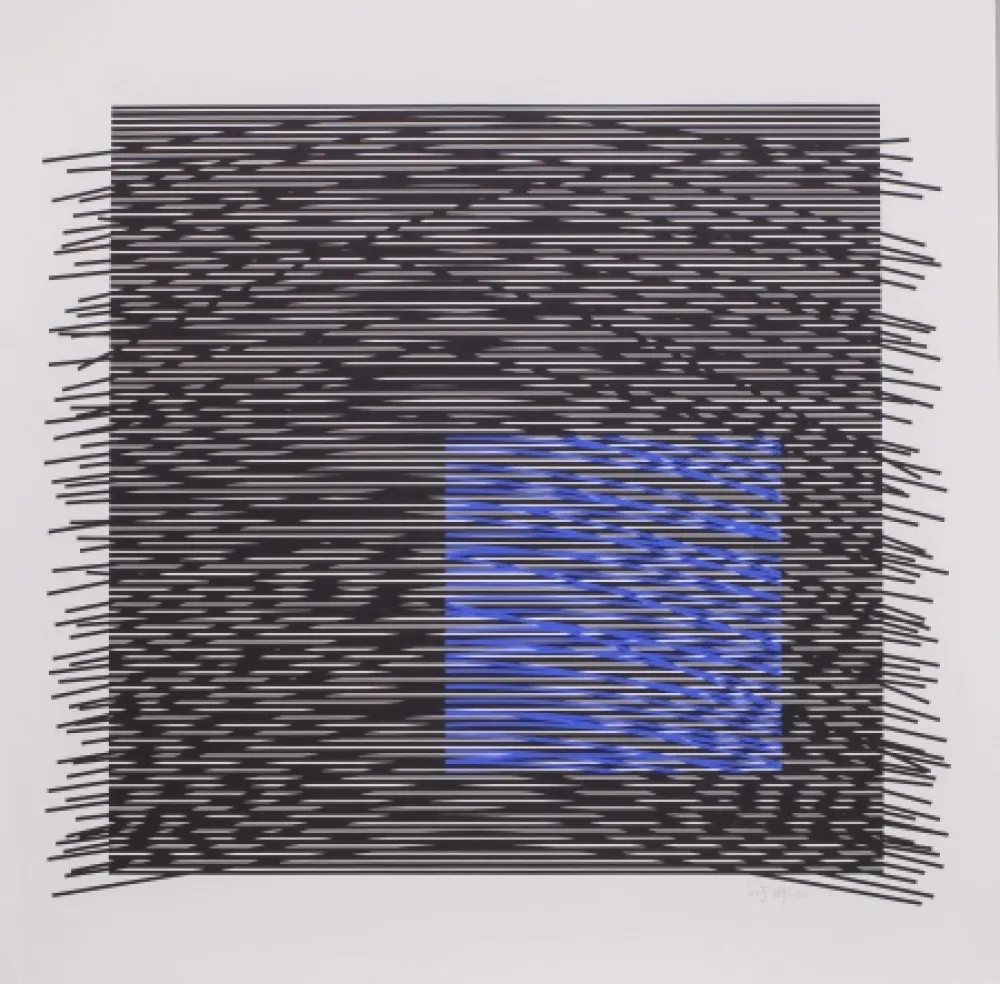 Zeefdruk Soto - Untitled 