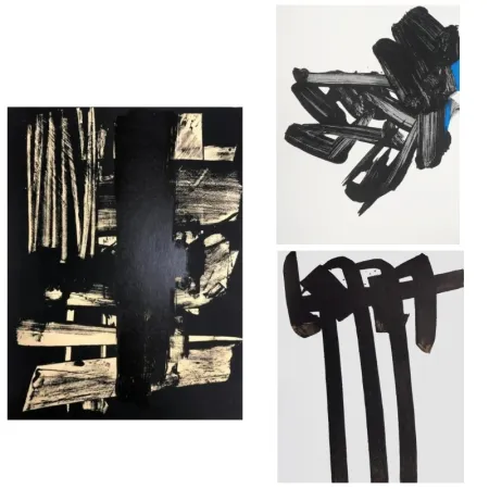 Lithografie Soulages - 3 Lithographs