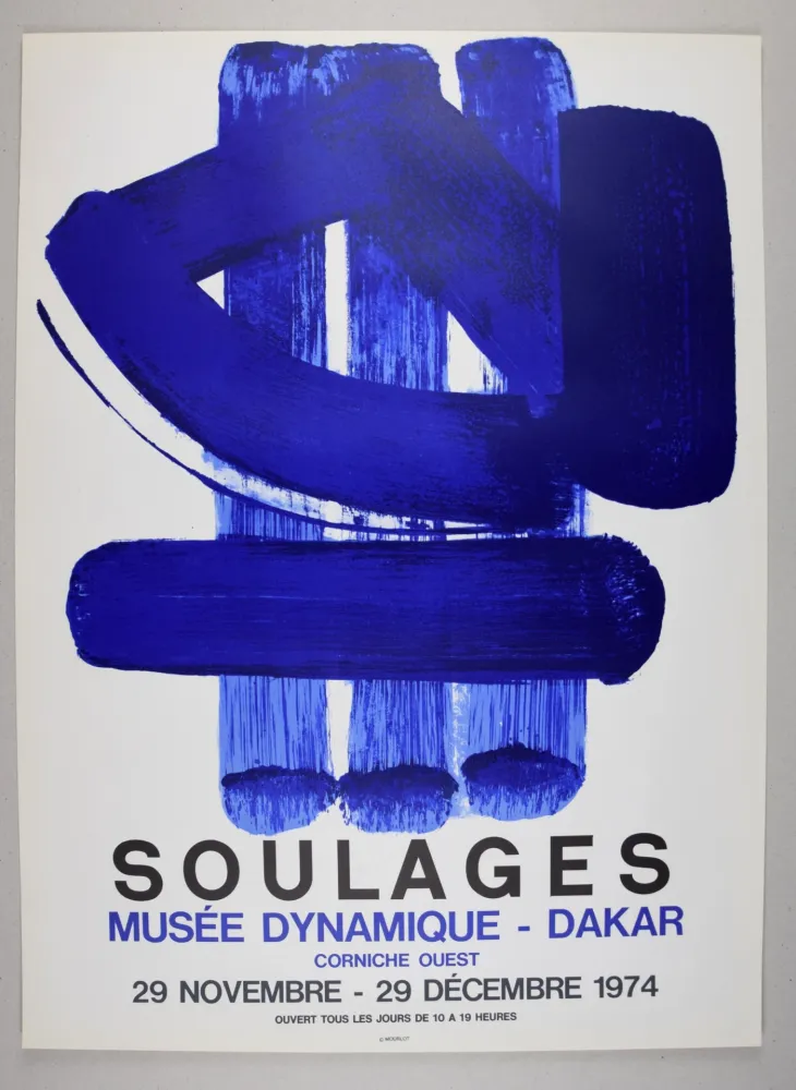 Lithografie Soulages - AFFICHE DAKAR