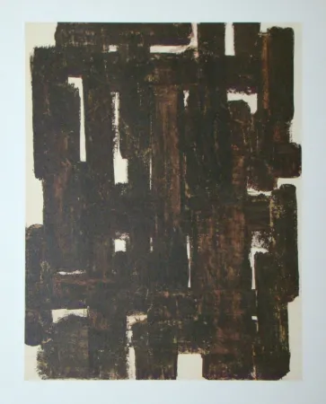 Lithografie Soulages (After) - Peinture sur papier - 1948
