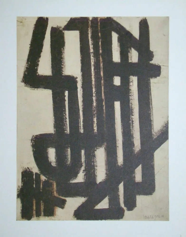 Lithografie Soulages (After) - Peinture sur papier - 1948