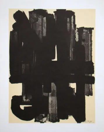 Lithografie Soulages (After) - Peinture sur papier - 1953