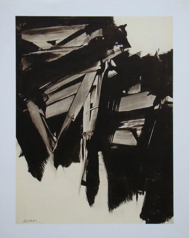 Lithografie Soulages (After) - Peinture sur papier - 1960