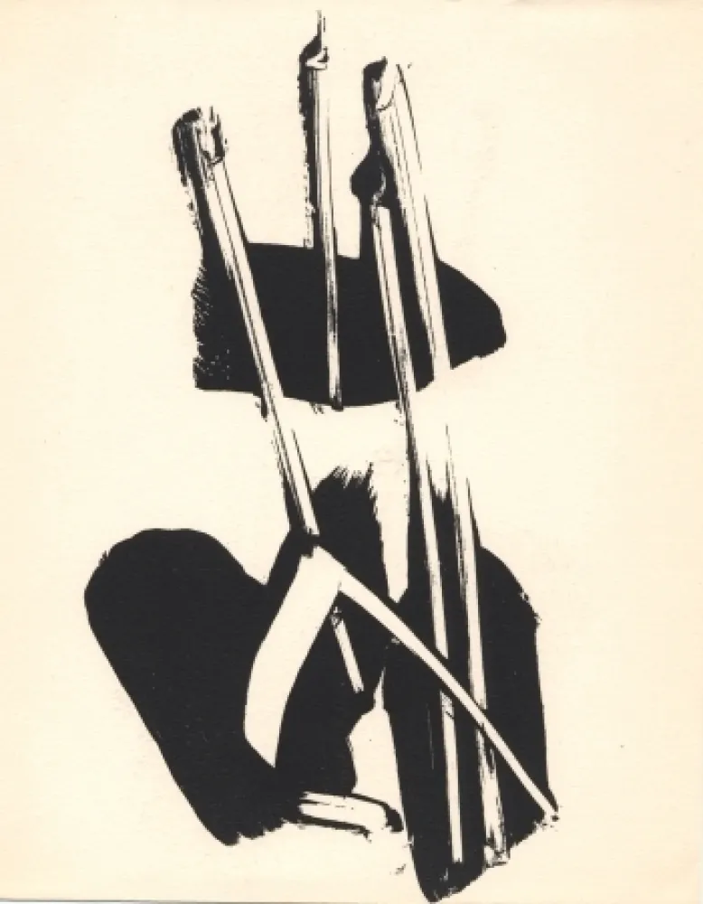 Lithografie Soulages - Depaysage