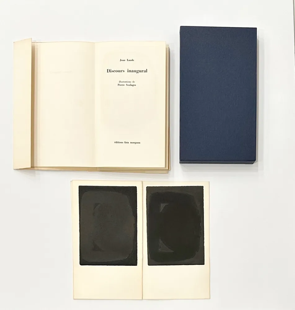 Geïllustreerd Boek Soulages - Discours inaugural