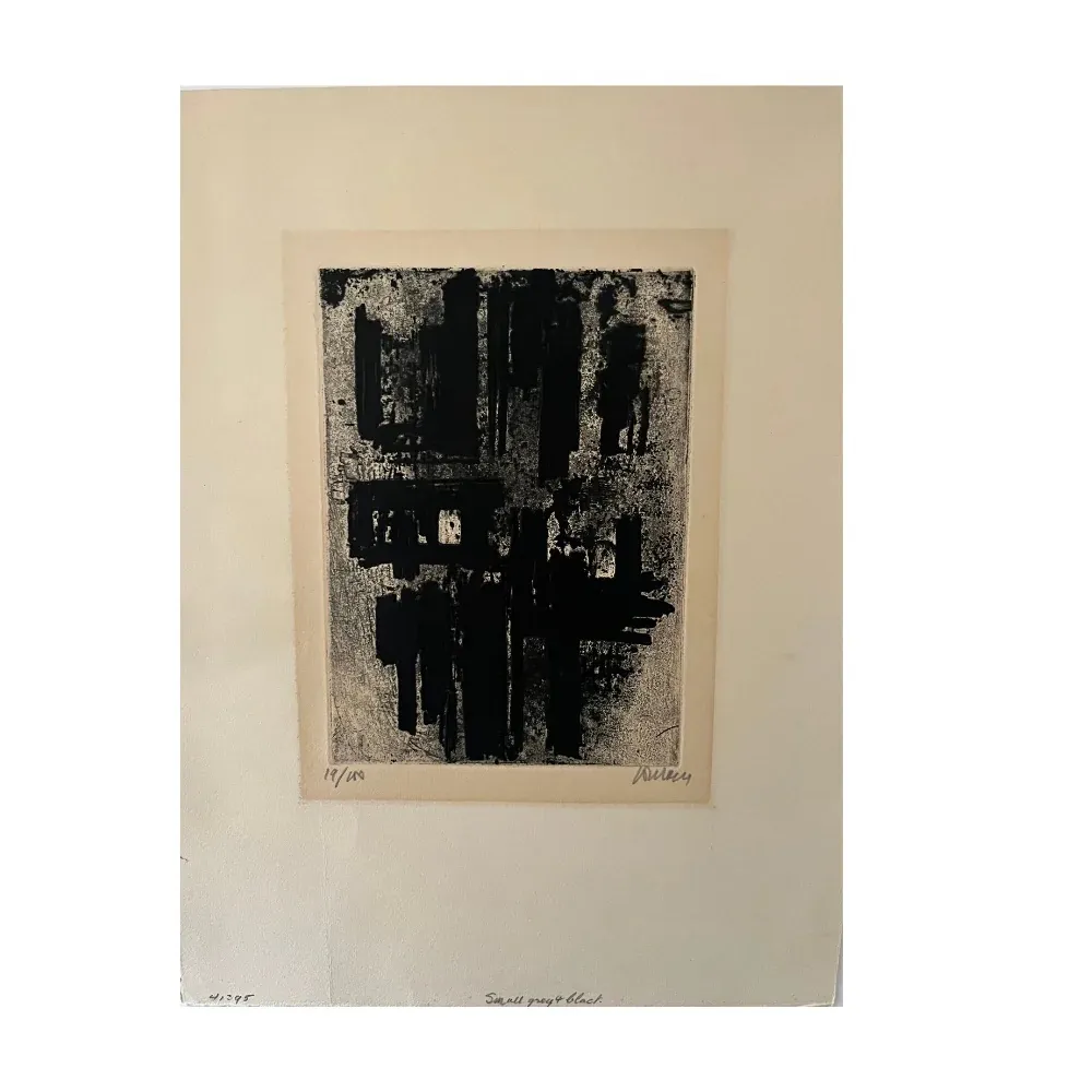 Lithografie Soulages - Eau-Forte IV (1957) 