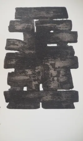 Lithografie Soulages - Eau Forte XIII