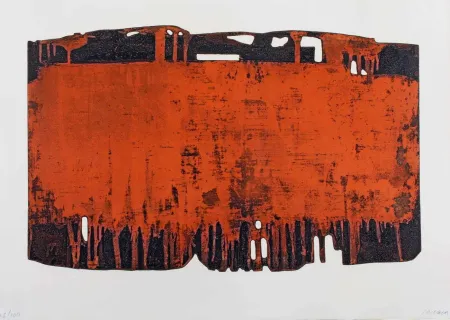 Ets En Aquatint Soulages - Eau-forte XXV