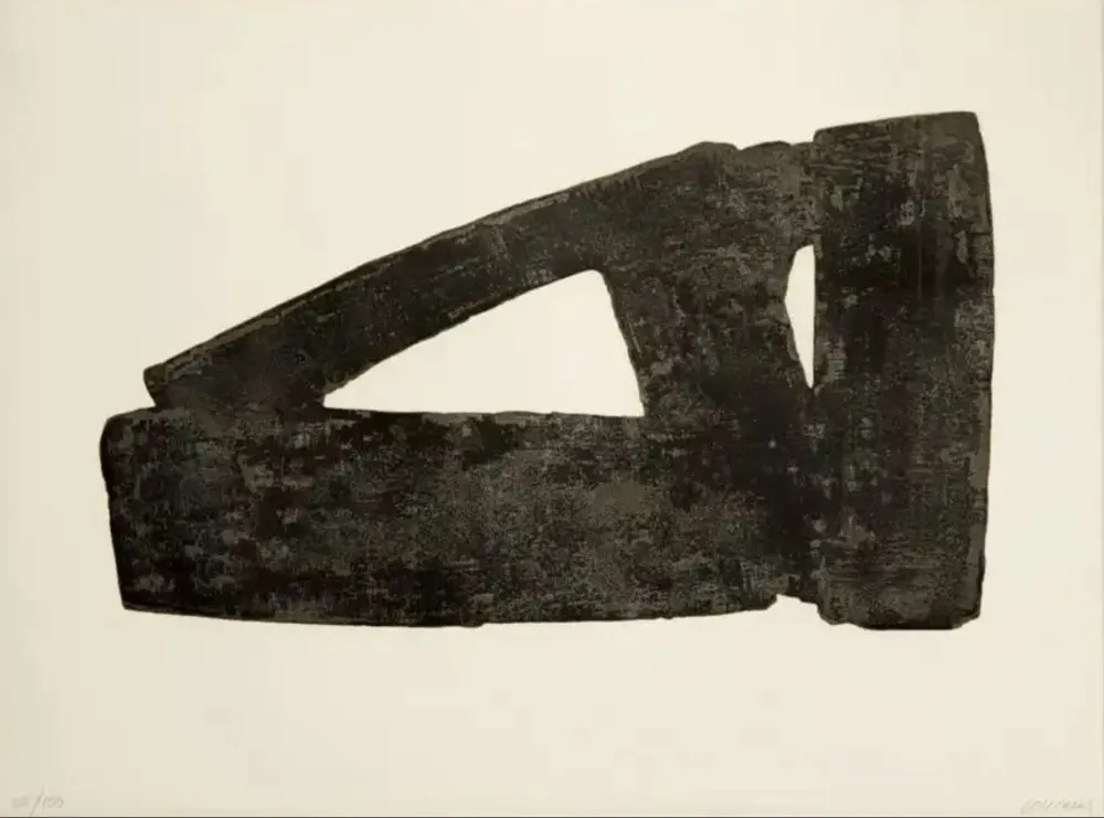 Gravure Soulages - Eau-forte XXXII