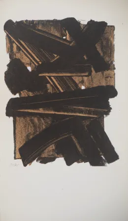 Lithografie Soulages - Gouache 13
