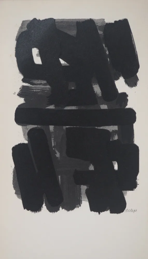 Lithografie Soulages - Gouache 6