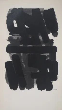 Lithografie Soulages - Gouache 6