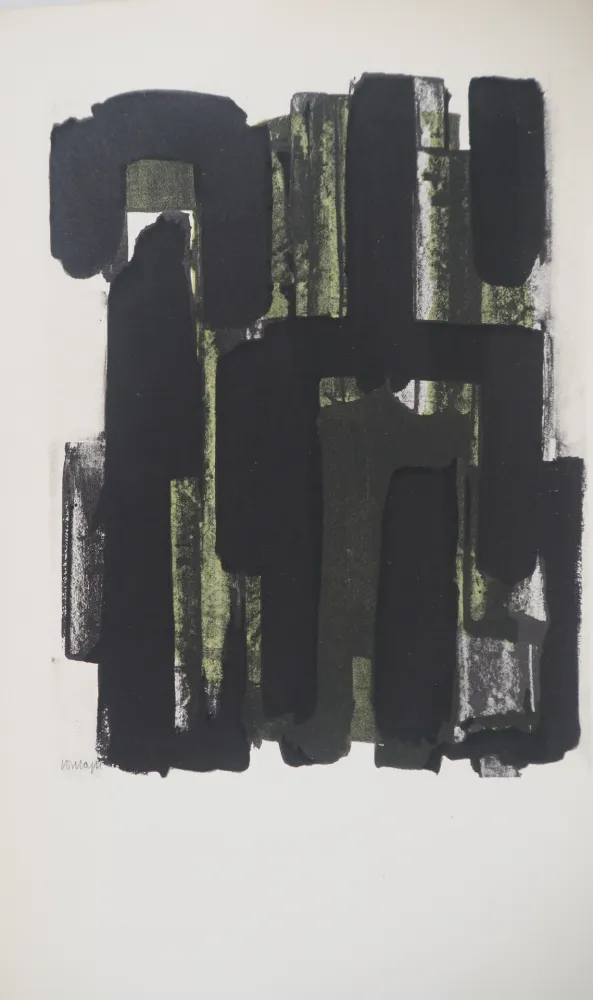 Lithografie Soulages - Gouache 8