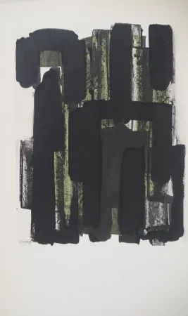 Lithografie Soulages - Gouache 8