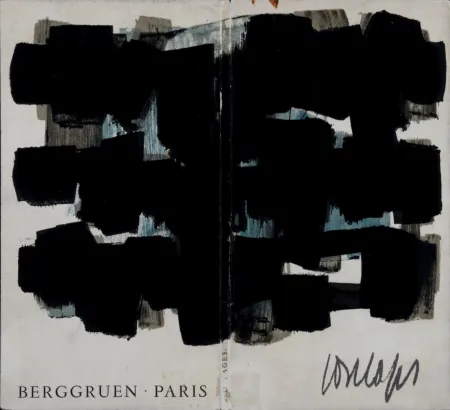 Lithografie Soulages - Gouaches et gravures (Cover), 1957
