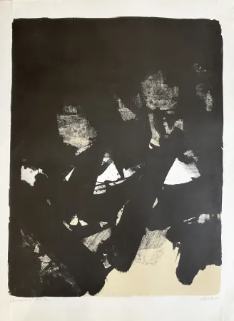 Lithografie Soulages - Lithographie 13, 1964. 