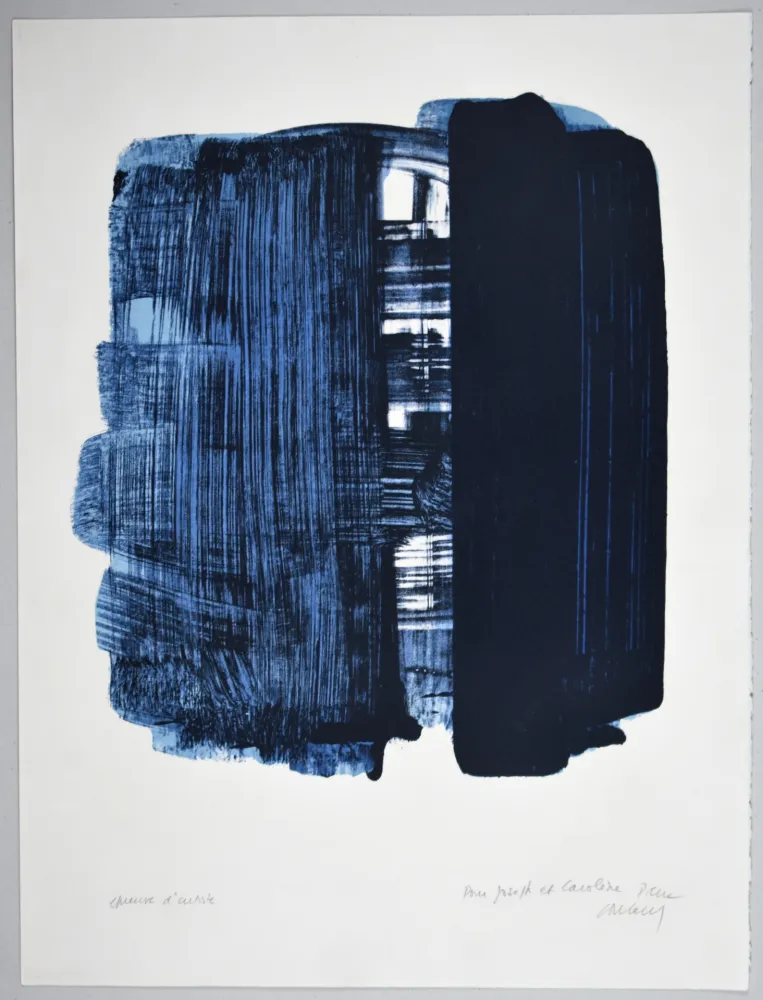 Lithografie Soulages - LITHOGRAPHIE 33